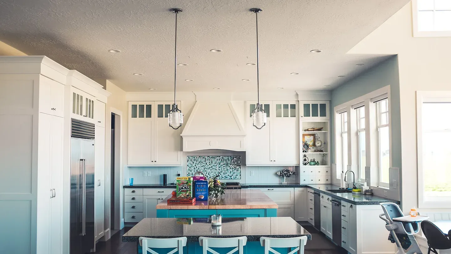 A contemporary kitchen, shown for illustration for a Laval project
