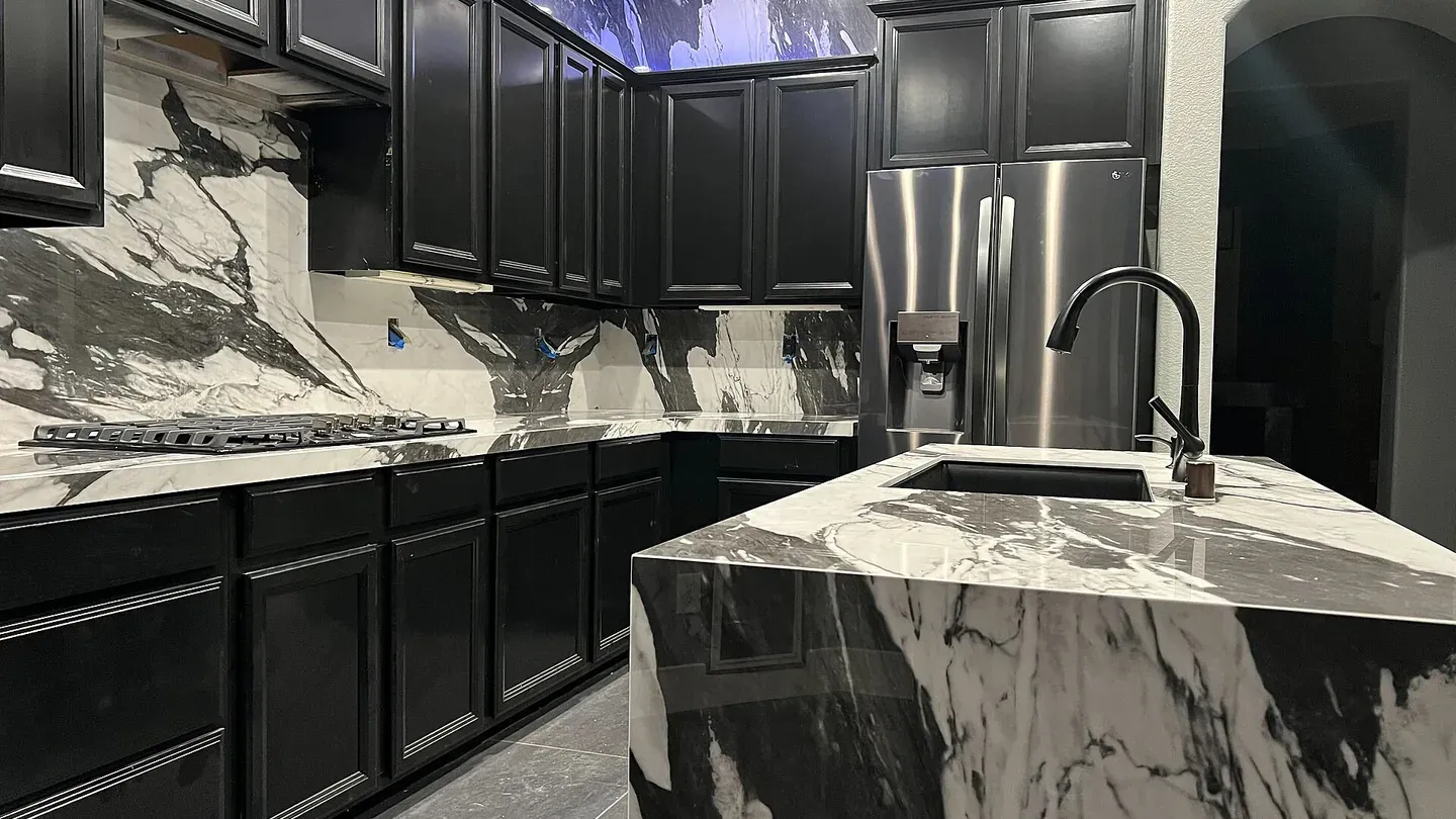 Cuisine contemporaine, à titre indicatif pour un projet à Longueuil